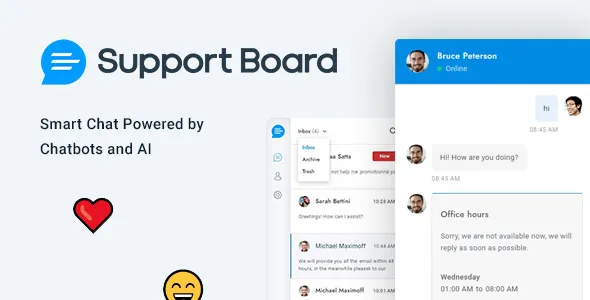 Chat - Support Board - Chat - OpenAI Chatbot  for business