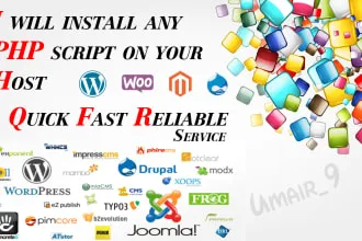 I will install and configure any PHP script