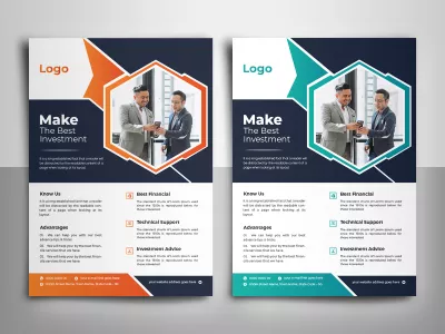 I will design professional flyer, poster, brochure for your business 