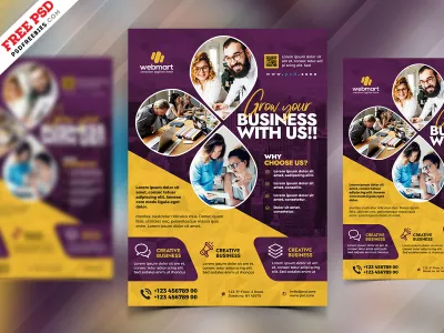 I will design professional flyer, poster, brochure for your business 